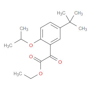 ethyl 2-(5-(tert-butyl)-2-isopropoxyphenyl)-2-oxoacetate