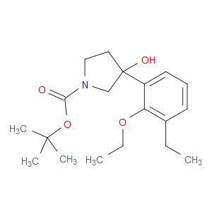 tert-butyl 3-(2-ethoxy-3-ethylphenyl)-3-hydroxypyrrolidine-1-carboxylate