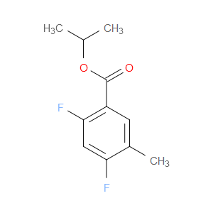 isopropyl 2,4-difluoro-5-methylbenzoate