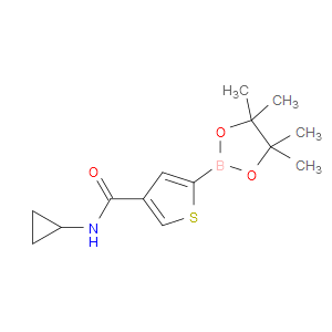 N-Cyclopropyl-5-(tetramethyl-1,3,2-dioxaborolan-2-yl)thiophene-3-carboxamide