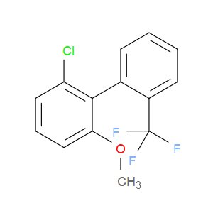 2-Chloro-6-methoxy-2'-(trifluoromethyl)-1,1'-biphenyl