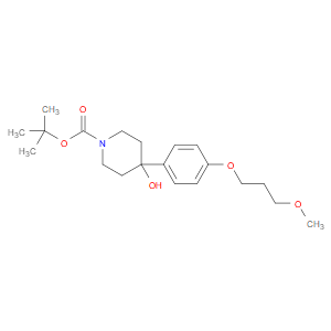 tert-butyl 4-hydroxy-4-(4-(3-methoxypropoxy)phenyl)piperidine-1-carboxylate