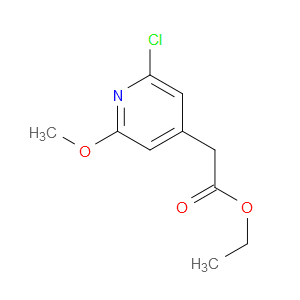 ethyl 2-(2-chloro-6-methoxypyridin-4-yl)acetate