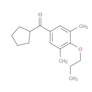 cyclopentyl(3,5-dimethyl-4-propoxyphenyl)methanone