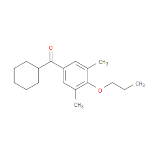 cyclohexyl(3,5-dimethyl-4-propoxyphenyl)methanone