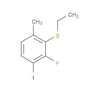 ethyl(2-fluoro-3-iodo-6-methylphenyl)sulfane