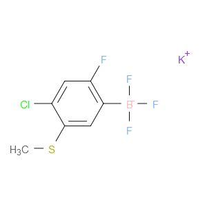 potassium (4-chloro-2-fluoro-5-(methylthio)phenyl)trifluoroborate