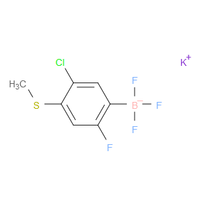 potassium (5-chloro-2-fluoro-4-(methylthio)phenyl)trifluoroborate