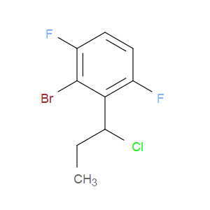 2-Bromo-3-(1-chloropropyl)-1,4-difluorobenzene