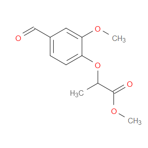 Methyl 2-(4-formyl-2-methoxyphenoxy)propanoate