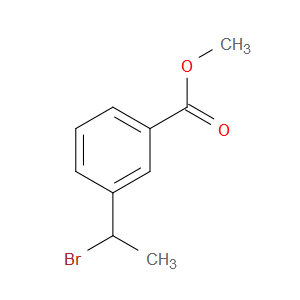 Benzoic acid, 3-(1-bromoethyl)-, methyl ester
