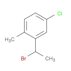 Benzene, 2-(1-bromoethyl)-4-chloro-1-methyl-