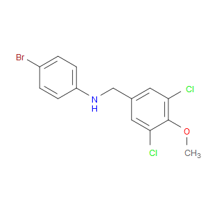 N-(4-Bromophenyl)-3,5-dichloro-4-methoxybenzenemethanamine
