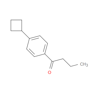 1-(4-Cyclobutylphenyl)-1-butanone