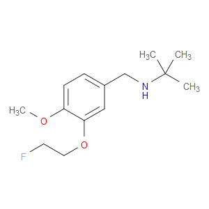 N-(1,1-Dimethylethyl)-3-(2-fluoroethoxy)-4-methoxybenzenemethanamine