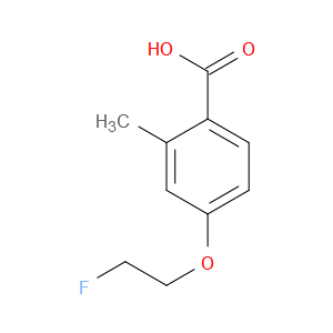 Benzoic acid, 4-(2-fluoroethoxy)-2-methyl-