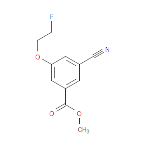 Benzoic acid, 3-cyano-5-(2-fluoroethoxy)-, methyl ester