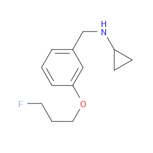 N-Cyclopropyl-3-(3-fluoropropoxy)benzenemethanamine