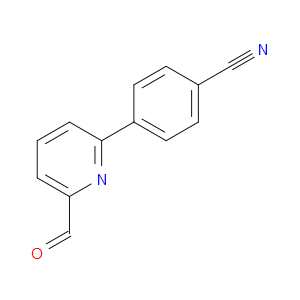 4-(6-formylpyridin-2-yl)benzonitrile