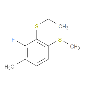 ethyl(2-fluoro-3-methyl-6-(methylthio)phenyl)sulfane