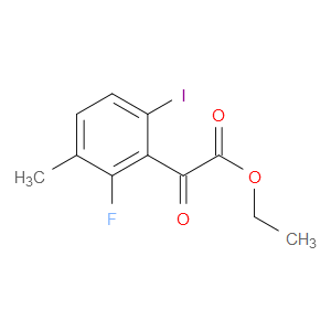 ethyl 2-(2-fluoro-6-iodo-3-methylphenyl)-2-oxoacetate