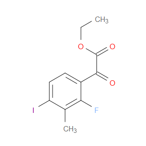 ethyl 2-(2-fluoro-4-iodo-3-methylphenyl)-2-oxoacetate