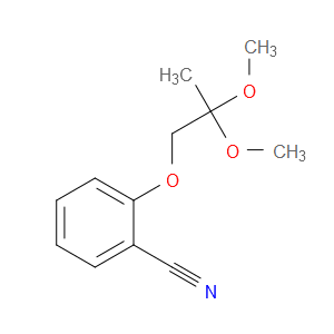 Benzonitrile, 2-(2,2-dimethoxypropoxy)-