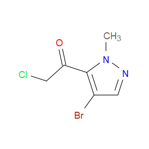 1-(4-bromo-1-methyl-1H-pyrazol-5-yl)-2-chloroethanone