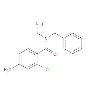 Benzamide, 2-chloro-N-ethyl-4-methyl-N-(phenylmethyl)-