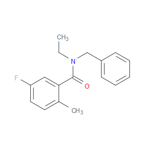 N-Ethyl-5-fluoro-2-methyl-N-(phenylmethyl)benzamide