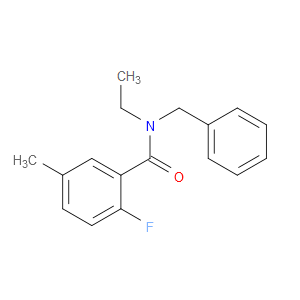 N-Ethyl-2-fluoro-5-methyl-N-(phenylmethyl)benzamide
