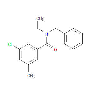 Benzamide, 3-chloro-N-ethyl-5-methyl-N-(phenylmethyl)-