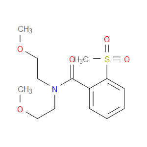 N,N-Bis(2-methoxyethyl)-2-(methylsulfonyl)benzamide