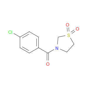 (4-Chlorophenyl)(1,1-dioxido-3-thiazolidinyl)methanone