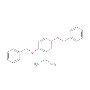 (((2-isopropyl-1,4-phenylene)bis(oxy))bis(methylene))dibenzene
