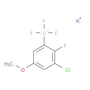 potassium (3-chloro-2-fluoro-5-methoxyphenyl)trifluoroborate