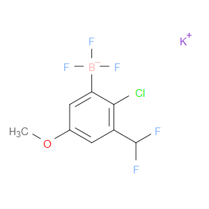 potassium (2-chloro-3-(difluoromethyl)-5-methoxyphenyl)trifluoroborate