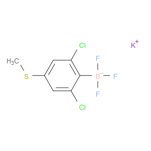 potassium (2,6-dichloro-4-(methylthio)phenyl)trifluoroborate