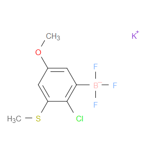 potassium (2-chloro-5-methoxy-3-(methylthio)phenyl)trifluoroborate