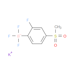 potassium trifluoro(2-fluoro-4-(methylsulfonyl)phenyl)borate