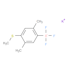 potassium (2,5-dimethyl-4-(methylthio)phenyl)trifluoroborate