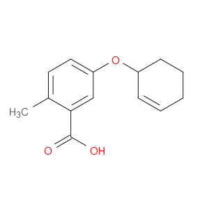 5-(2-Cyclohexen-1-yloxy)-2-methylbenzoic acid