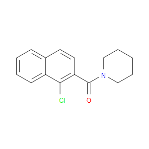 (1-chloronaphthalen-2-yl)(piperidin-1-yl)methanone