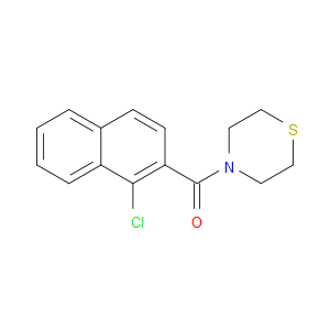 (1-chloronaphthalen-2-yl)(thiomorpholino)methanone