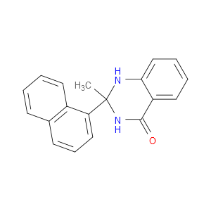 2,3-Dihydro-2-methyl-2-(1-naphthalenyl)-4(1H)-quinazolinone