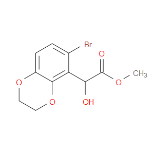 Methyl 6-bromo-2,3-dihydro-α-hydroxy-1,4-benzodioxin-5-acetate