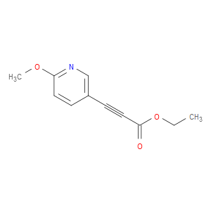 Ethyl 3-(6-methoxy-3-pyridinyl)-2-propynoate