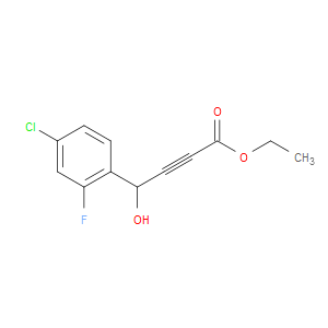 Ethyl 4-(4-chloro-2-fluorophenyl)-4-hydroxy-2-butynoate