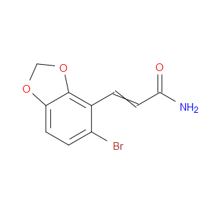 3-(5-Bromo-1,3-benzodioxol-4-yl)-2-propenamide