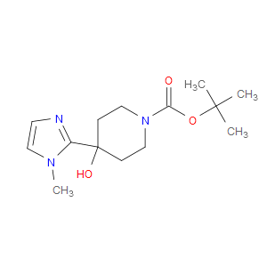 1,1-Dimethylethyl 4-hydroxy-4-(1-methyl-1H-imidazol-2-yl)-1-piperidinecarboxy...
